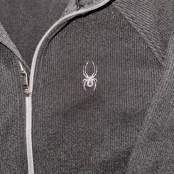 Spyder Fleece Long Sleeve Sweater Medium - Picture 2 of 4